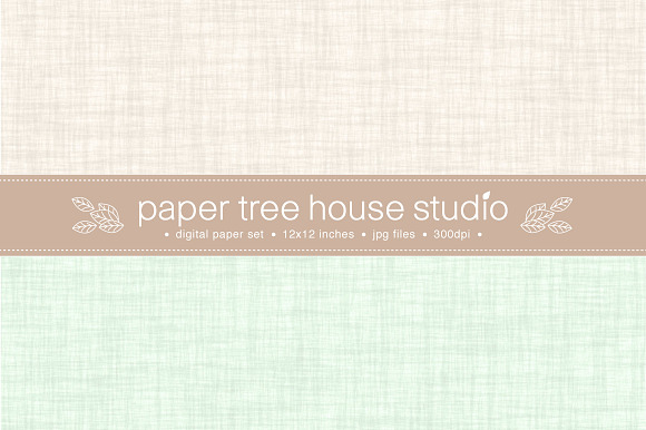 Natural Linen Backgrounds / Textures in Textures - product preview 4