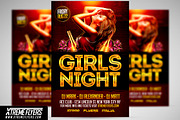 Girls Night Flyer Template