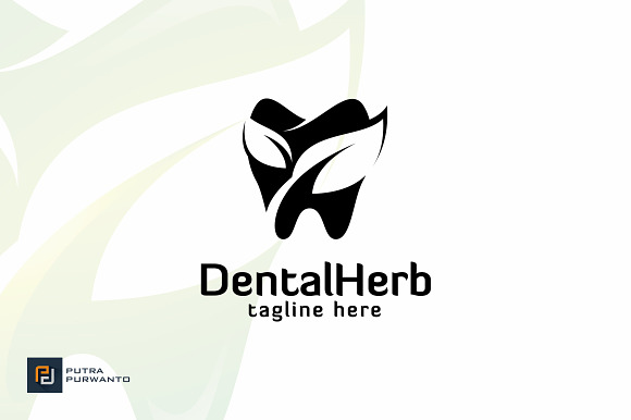 Dental Herb - Logo Template in Logo Templates - product preview 1