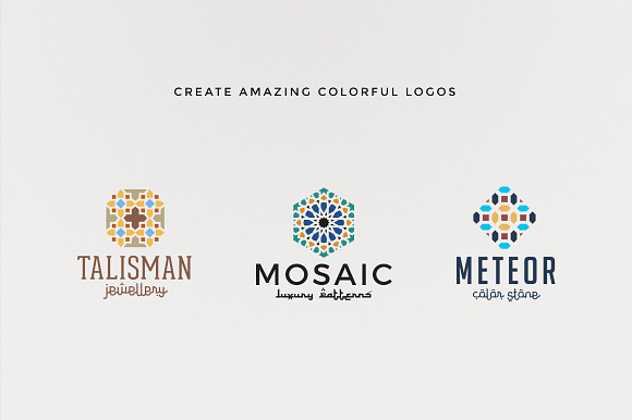 Geometric Logo Creation Kit Arab Ed. in Logo Templates - product preview 8
