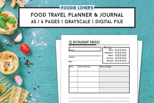 Food/Cafe/Restaurant Travel Planner