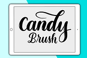 Candy lettering brush for Procreate