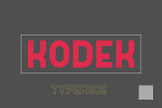 Kodek Typeface
