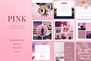 PINK | Social Media Templates Pack