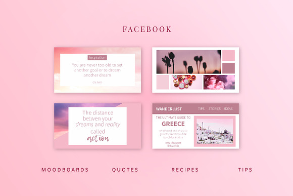 PINK | Social Media Templates Pack in Social Media Templates - product preview 3