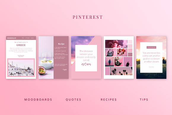 PINK | Social Media Templates Pack in Social Media Templates - product preview 4