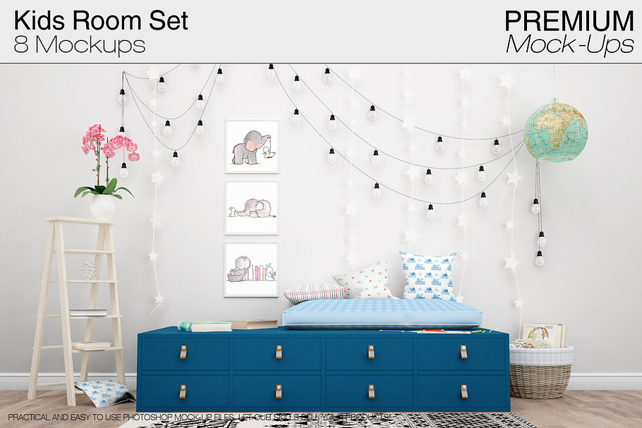 Kids Room Mockup Pack in Product Mockups - product preview 8