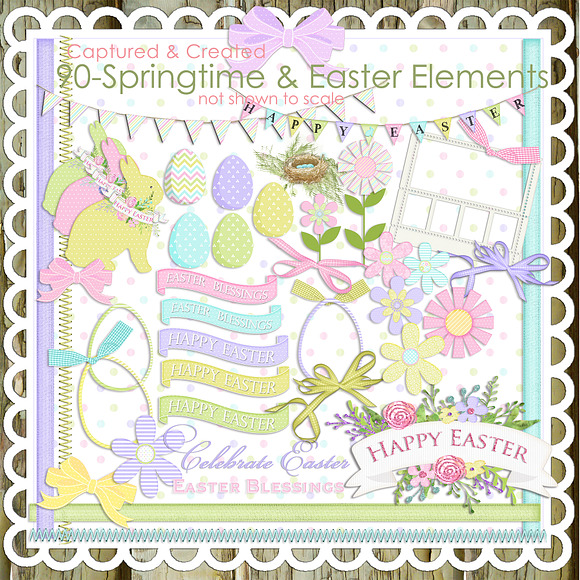 90-Springtime / Easter Clip Art in Objects - product preview 1