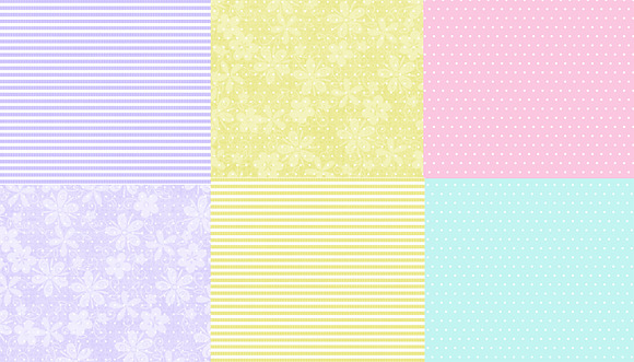 20 Springtime Pastel Papers.Set 1 in Objects - product preview 1