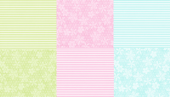 20 Springtime Pastel Papers.Set 1 in Objects - product preview 2