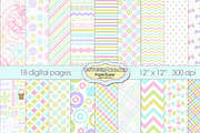 18 Easter/Springtime Pastel Papers