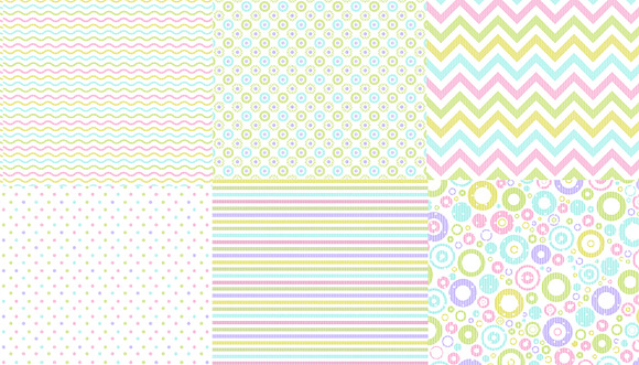 18 Easter/Springtime Pastel Papers in Objects - product preview 2