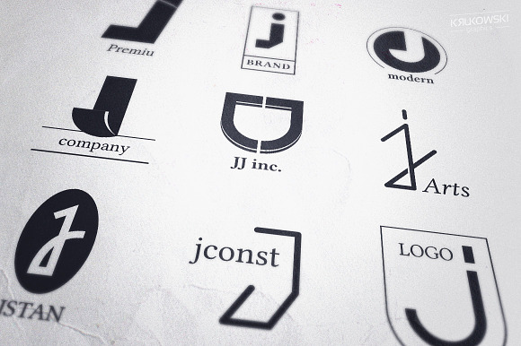 J Letter Logo Pack in Logo Templates - product preview 1