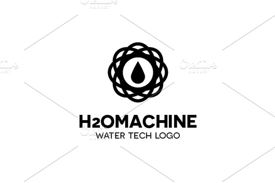 Water Tech Logo in Logo Templates - product preview 8