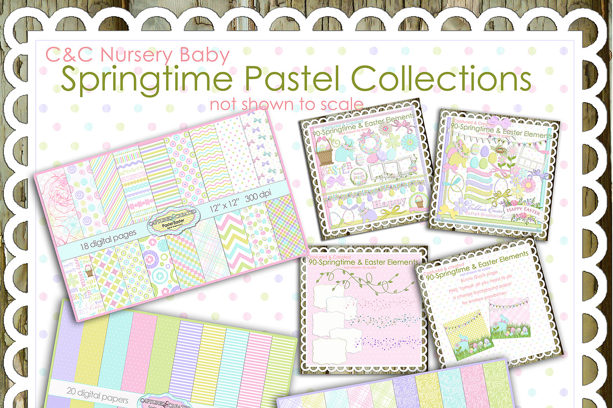 Mega Springtime Pastel Collection in Objects - product preview 8
