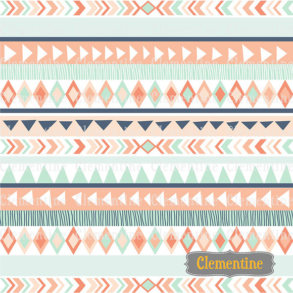 Tribal digital papers in Patterns - product preview 1