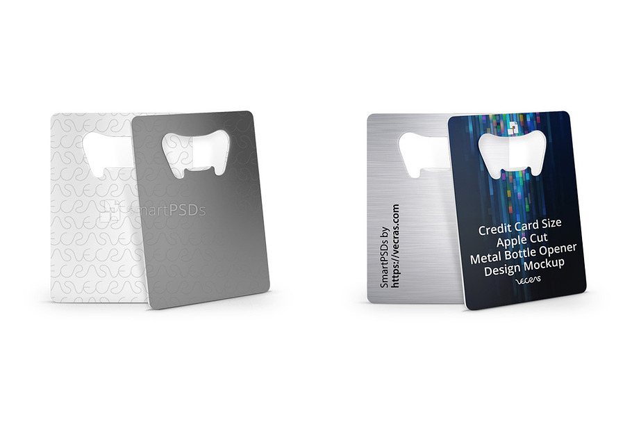 Credit Card Size Bottle Opener in Product Mockups - product preview 8