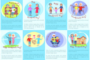 Happy Grandparents Day Posters with Older People