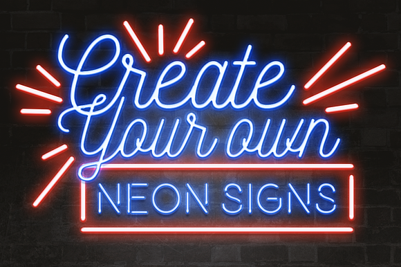 Neon layer styles for Photoshop in Photoshop Layer Styles - product preview 1