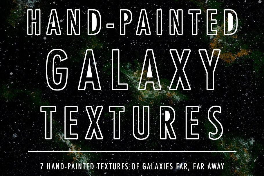 Hand-painted Galaxy textures in Textures - product preview 8
