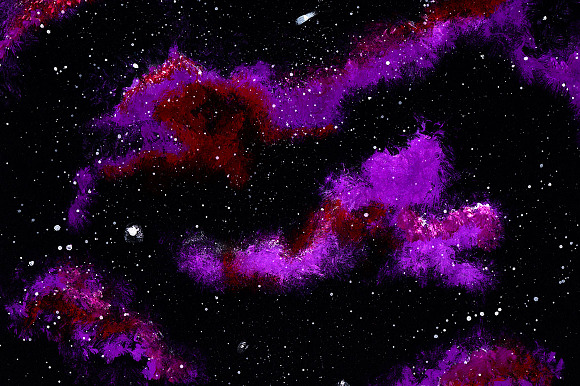 Hand-painted Galaxy textures in Textures - product preview 1