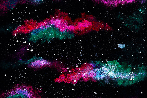 Hand-painted Galaxy textures in Textures - product preview 2