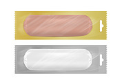 Plastic packaging for sausage
