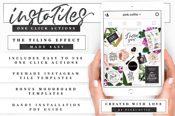 InstaTiles 2.0 for Photoshop + DEMO in Instagram Templates - product preview 1