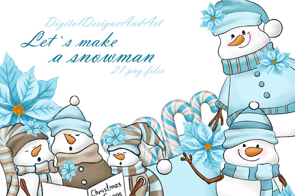 Snowman clipart