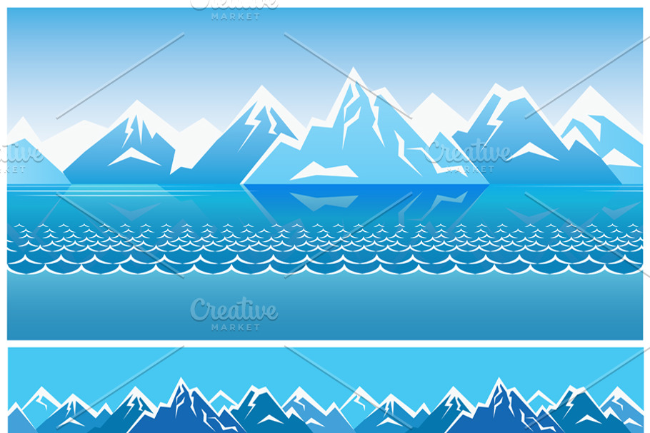 Northern Landscape pack in Illustrations - product preview 8