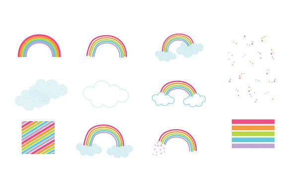 Rainbow Fun Pack! in Patterns - product preview 2