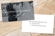 Wedding Business Card Template PSD