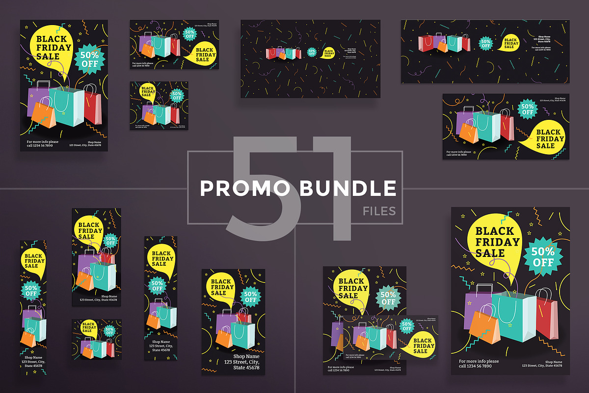 Promo Bundle | Black Friday in Templates - product preview 8