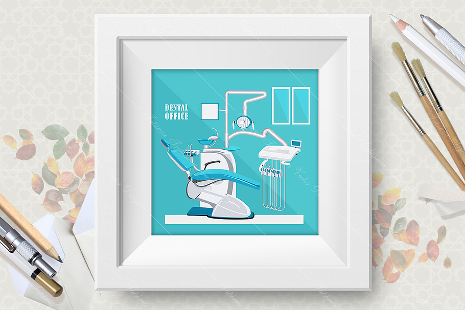 Dental care ector poster in Illustrations - product preview 8