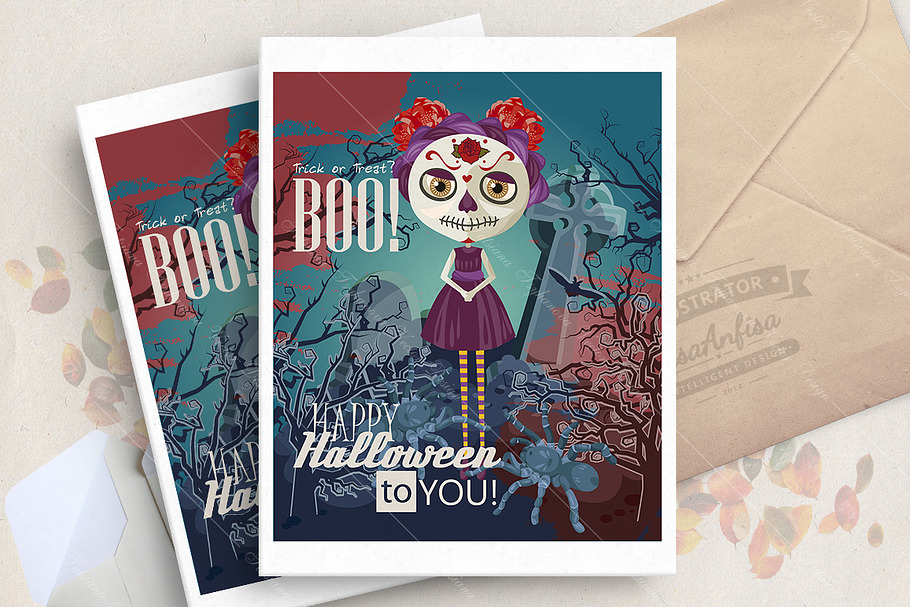 Halloween. Dia de los muertos in Illustrations - product preview 8