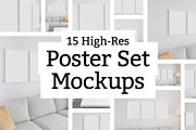 15 Poster Set Mockups