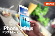 Cooking with iPhone 6 Plus Mockup