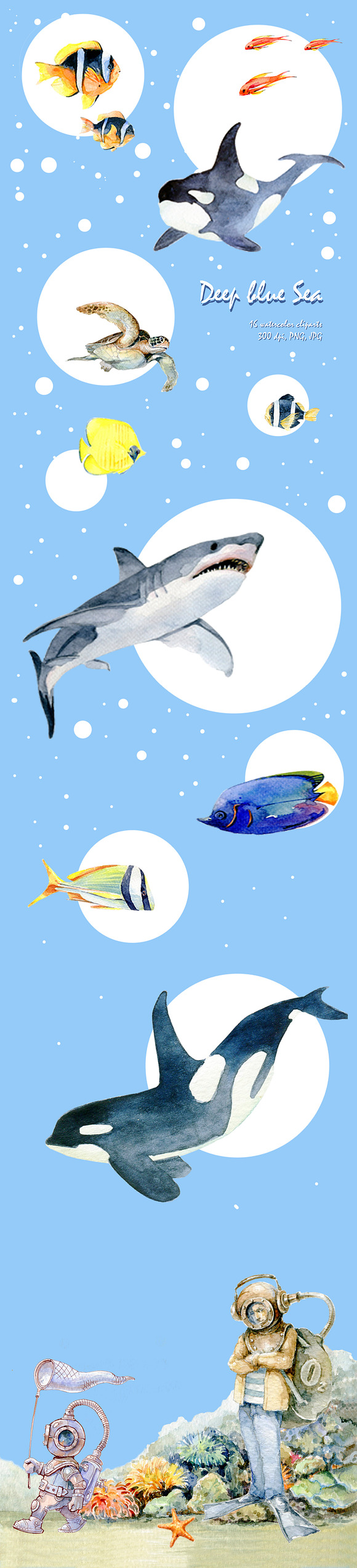 Deep Blue Sea in Illustrations - product preview 1