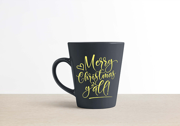 Merry Christmas Yall SVG DXF PNG EPS in Illustrations - product preview 2