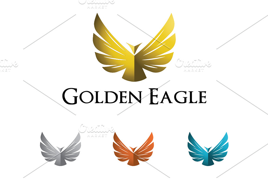 Bird or Eagle Champion Wings in Logo Templates - product preview 8