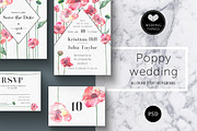 Poppies Wedding Template