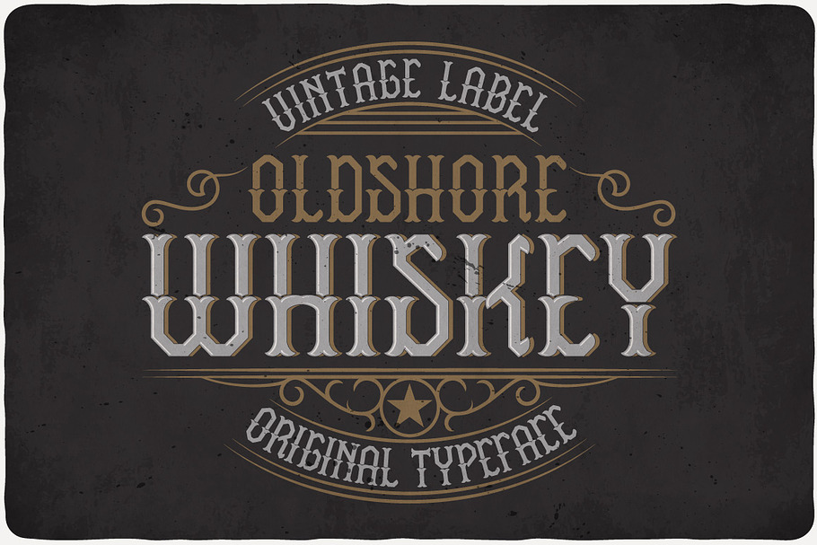Oldshore Whiskey Typeface in Display Fonts - product preview 8