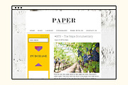 Paper - Minimal Genesis Blog Theme