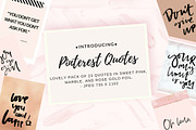 Pinterest quote collection