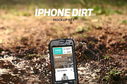 iPhone Dirt Mockup Set