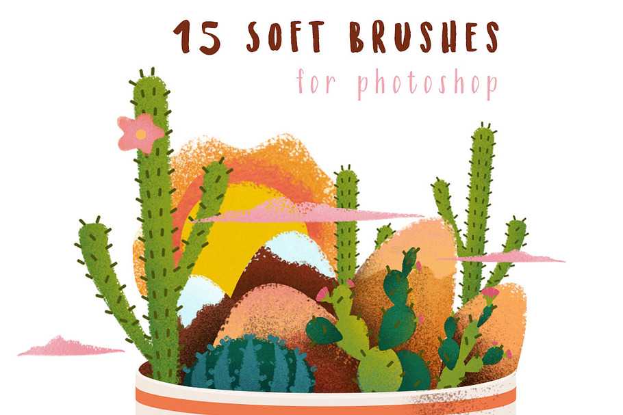 15 Soft Brushes for Photoshop