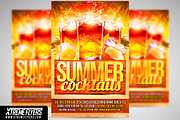 Summer Cocktails Flyer Template