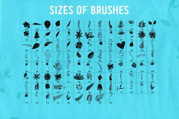 100 PS nature brushes in Photoshop Brushes - product preview 2