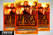 Africa Party Flyer Template