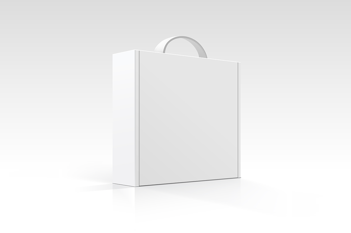 Download Vector Blank Box with Handle | Custom-Designed Graphic Objects ~ Creative Market